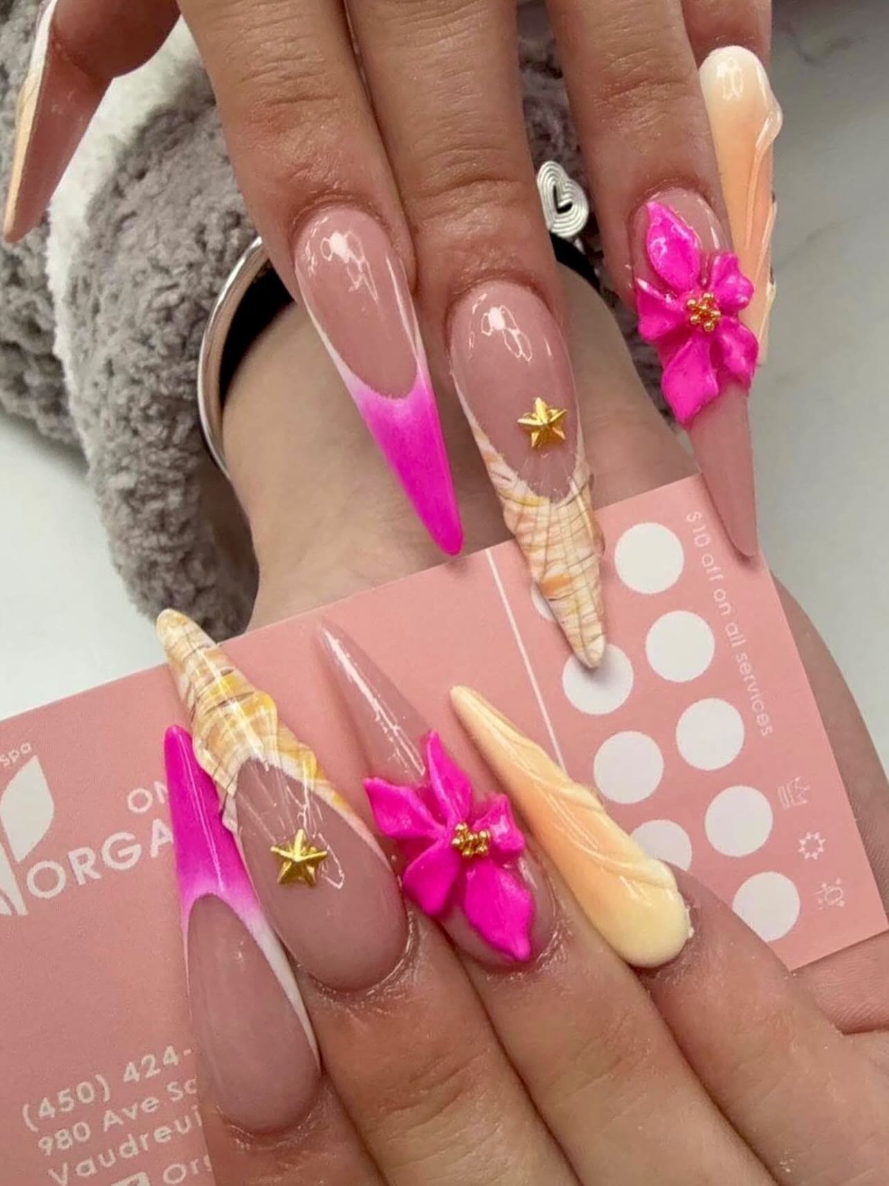 Nail art from Ongles Organic Dollard-des-Ormeaux