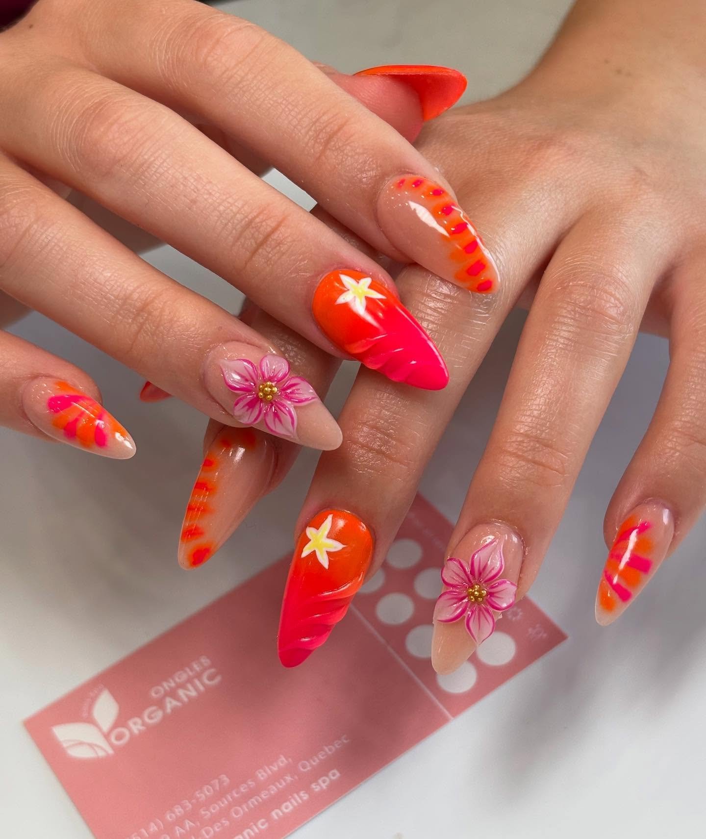 Nail design, Ongles Organic